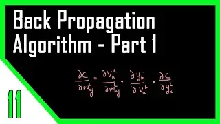 Back Propagation Algorithm | Part 1 | Neural Networks