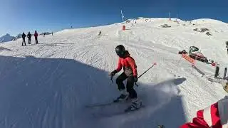 Camille ski Alpe d'Huez 27 decembre 2025