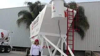 Silo Para Cemento 30 Ton | BR300 | Compacto Y Vers&aacute;til - Braher Mixers #silo