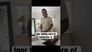 Igor caring for Catherine #fypage #austinmcbroom #catherinepaiz #shorts