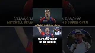 Mitchell Starc Super Over Masterclass🔥⚡#cricket #shorts