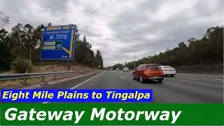 Australia Driving in Brisbane | Gateway Motorway | Eight Mile Plains to Tingalpa