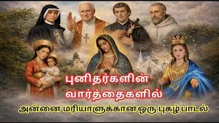 புனிதர்களின் வார்த்தைகளில் அன்னை மரியாளுக்கான புகழ் பாடல் - #pray #sing #dance