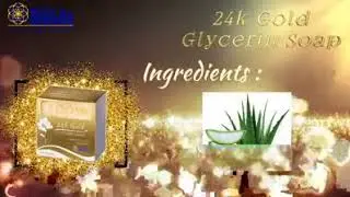 24K GOLD GLYCERIN SOAP