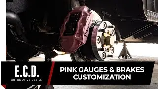 Behind The Build: Pink Gauges and Brakes Customization | E.C.D. Automotive Design
