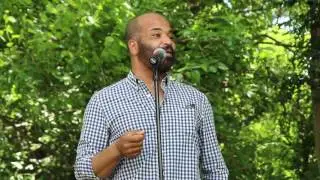 Jeffrey Wright, Hillary Clinton surrogate, at Emanuel Cleaver II's annual BBQ
