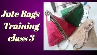 Jute Training class 3 Samosa Pouches Stitching