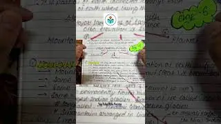 Major Landforms of the Earth 🌎 | Handwritten notes 📝