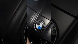 Simple BMW Wrap in Black Film Instead of Blue! #Shorts #bmw