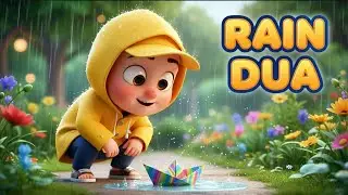 Rain Dua for Kids | Farhan&rsquo;s Paper Boat Story ⛵ | Islamic Cartoon
