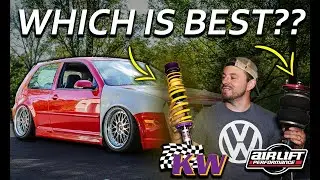 Swapping Out Air Ride for KW V3 Clubsports Coilovers on My MK4 R32