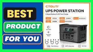 CTOLITY AP2000 2400W Portable Solar Generator