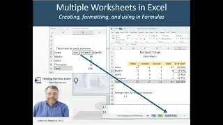 Excel- Working with Multiple Worksheets