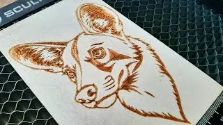 CHIHUAHUA - Laser Engraving // Dog Engraved in Wood