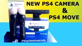 Unboxing New PS4 Camera & Move Controllers - PSVR