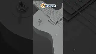 GUITARRA realista no Blender 3D 🎸