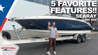 Tom's 5 Favorite Features on a 2022 Sea Ray SDX 290 for the Family and Friends