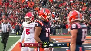 Luke Altmyer Finds Collin Dixon for Another TD vs. Rutgers | Illinois Football