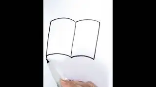 رسم كتاب 📖#shorts