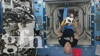 Playing Football in Zero Gravity on the ISS - 360 VR Video