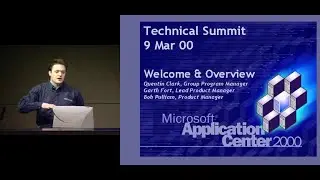AppCenter 2000 - Welcome & Overview - Quentin Clark, Garth Fort - 2000/03