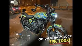 🔥FIRST TIME IN YOUTUBE GRAPHIC HUNTER 350🔥| HUNTER350 #royalenfield #hunter350 