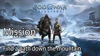 God of War Ragnar&ouml;k Mission Find a path down the mountain