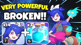 NEW BROOM WITCH TROOP is BROKEN!! Th12 Attack Strategy 2025 Update in Clash of Clans
