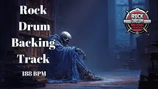 188 BPM Rock Drum Backing Track | Fast Punk Energy | Royalty Free Drum Track