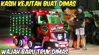 MODIFIKASI TRUK DIMAS, WAJAH BARU TRUK DITDIM, TES FULL LAMPU MALAM HARI