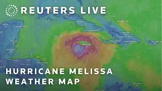 LIVE: Map tracks Hurricane Melissa moving through the Caribbean
