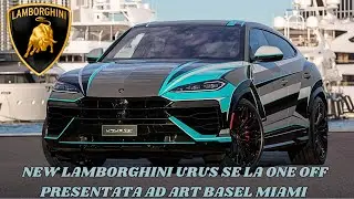 Photo Gallery |  230 Hours to Paint | Lamborghini Urus SE La One Off Presentata ad Art Basel Miami