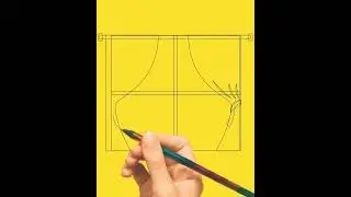 Pencil art of window curtains design#shorts #satisfying #asmr