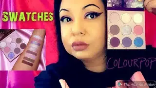 ColourPop All Amethyst Swatches 🤔
