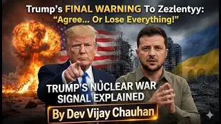 Trump&rsquo;s FINAL WARNING To Zelenskyy: &ldquo;Agree&hellip; Or Lose Everything!&rdquo;  @DevVijayChauhan