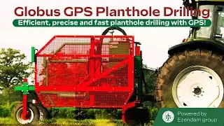 Globus PGB05 GPS Planthole Drilling. Fast, Efficient & Fully Automated for Your Tree Nursery!
