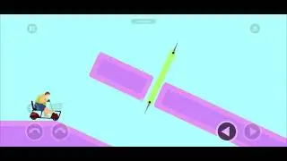 My Attempt at level 5 on happy wheels mobile because I was bored
