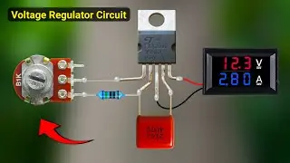 New idea! Adjustable power supply using TDA2030 IC | Voltage regulator circuit 