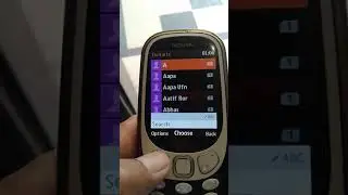 How do screend contact on Nokia 3310