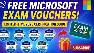 How To Get Free Microsoft Certification Exam Vouchers 2025 | Claim Azure Certification Free Voucher