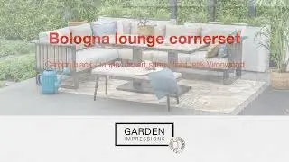 Bologna hoek loungeset Garden Impressions
