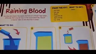 David does Super Gross Science It's raining blood!!! Давид и набор Супер Противная Наука!!!