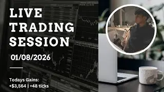 Bottom catching longs! Live Trading Session: 01/08/2026