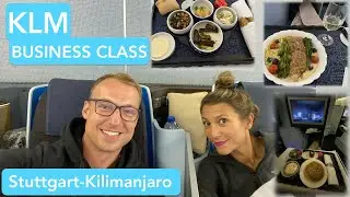 KLM Business Class Flight Review STUTTGART KILIMANJARO