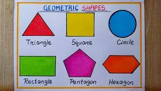 Shapes drawing for kids, learn 2d shapes  for toddlers ,, preschool lerning phonics song kids rhyme