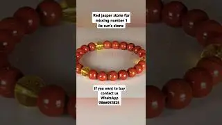 topp quality red jasper n yellow citrine crystal stone bracelet #youtubeshorts #shorts #crystals