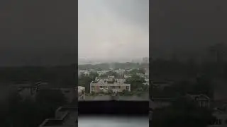 Summer Rain shower  over Bucharest#limpbizkit #shorts #storm #rain #bucharest