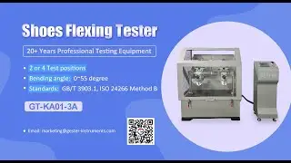 ISO 24266 Shoes Flexing Tester GT-KA01-3A