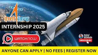 ISRO Internship 2025 | No Fees, Anyone Can Apply!  | Limited Seats, Register Now! #isro #internship