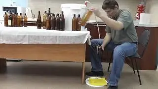 Приготовление пива из солодового экстракта  Coopers (Часть-2) разливаем по бутылкам